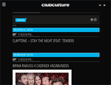 Tablet Screenshot of clubculture.it